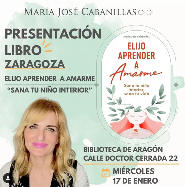 María José Cabanillas presenta 'Elijo aprender a amarme'